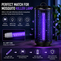 Tube de lampe UV BL 368nm pour la capture des moustiques, tube LED UVA de 4 pieds, anti-mouches et anti-moustiques, garantie de 2 ans