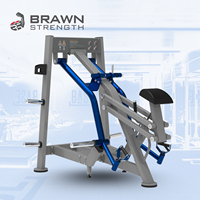 Brawn Strength Commercial Gym Plate Loaded T-Bar Row Strength Training Gym Equipment OEM ODM MPA-021
