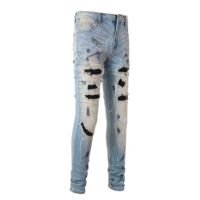 Pantalones Vaqueros Rectos de Cintura Media para Hombre, Material Grueso, Alta Calidad, Transpirables, Ecológicos, Lavados con Piedras, Invierno, Color Sólido