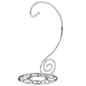 Elegant Metal Wire Hanging Fruit Holder Circle Shape <b>Storage</b> Basket Home Decoration Stand - Product Image 5