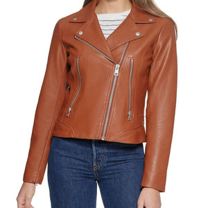 Veste en cuir pour femme, nouvelle mode, coupe-vent, vente en gros à prix avantageux - Product Image 1