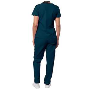 Uniformes Médicos de Alta Calidad OEM, Conjuntos de Pantalones Deportivos Unisex de Satén para Doctores, Uniformes de Enfermería Elásticos para Hospital, Tallas Grandes, Personalizables - Product Image 3