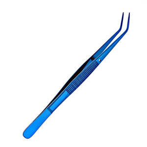 Pince chirurgicale dentaire incurvée dentelée de haute qualité pour pansements en coton - Product Image 2