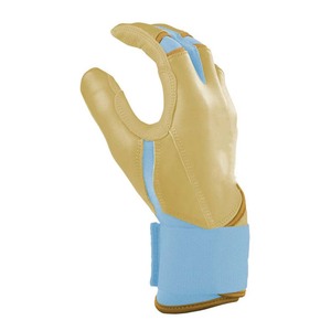 Gants de frappe en cuir bleus unisexes pour adultes, durables, ambidextres, à enfiler - Product Image 2