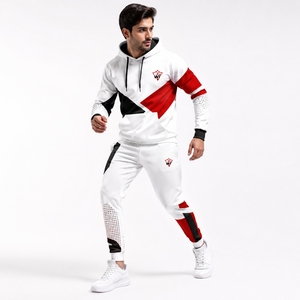 Vêtements de sport performants, toucher doux, ensembles de sport imprimés pour hommes, mouvements faciles, tissu respirant pour la salle de sport, les entraînements et les voyages. - Product Image 4
