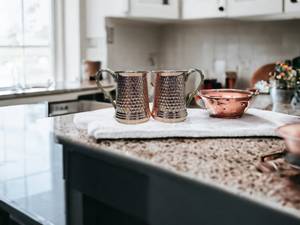Elegante Taza de Cobre con Acabado Brillante, Perfecta para Café, Té, Cócteles y Estética Moderna del Hogar, Vajilla para Comer - Product Image 3