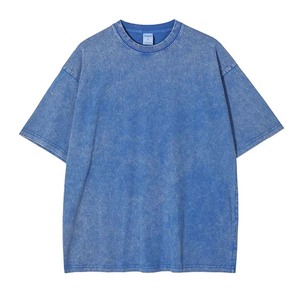 Camiseta de Cuello Redondo para Hombre, de Poliéster Elástico, Cómoda, de Manga Corta, Estilo Casual Elegante, Corte Regular, Ligera, Transpirable, con Pliegues, para Uso Diario - Product Image 4