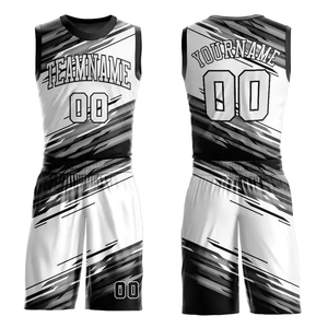 Uniforme de basket-ball personnalisé professionnel pour unisexe avec motifs animaux/lettres/caractères, tissu respirant, logo sur le devant - Product Image 1