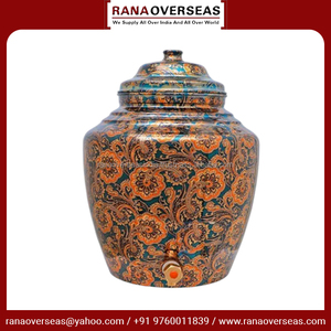 Réservoir distributeur d'eau en cuivre Offre Spéciale de la meilleure qualité avec un design imprimé floral classique Taille et forme personnalisées Distributeur d'eau - Product Image 3