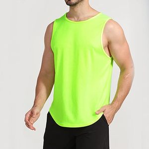 STELLAR STR-MV07 <b>Men's</b> Casual <b>Vest</b> Breathable Plain Dyed <b>White</b> 100% Cotton Knitted 120g O-Neck Silk Screen Printed Gym - Product Image 1