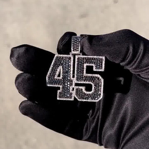 RB Gems High Quality 925 Sterling Customized Classic Lab Grown Diamond <b>Pendant</b> Women's Fine Jewelry Iced Effect GIA Engagement - Product Image 4