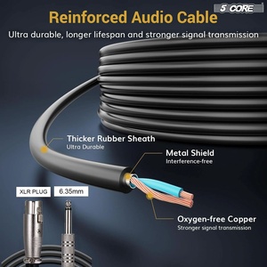 Par de Micrófonos de Karaoke de 5 Núcleos, Micrófono Dinámico XLR de Mano para Él y Ella, Sonido Nítido, Aspecto Elegante - Product Image 3