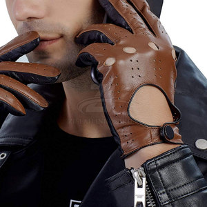 Guantes de Conducción de Cuero Cómodos, Diseñados para un Agarre Seguro, Mayor Flexibilidad en las Manos y una Apariencia Elegante, Perfectos para Conducir - Product Image 2
