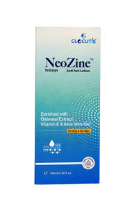 Loción Anti-Picazón NeoZine Glocutis 100ml, Humectante Calmante para Piel Seca con Avena, Vitamina E y Aloe Vera - Product Image 3