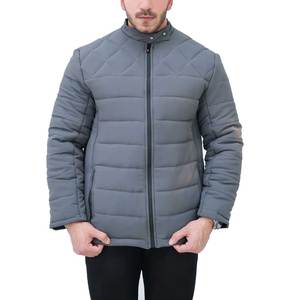 Veste en coton à col montant zippée pour homme, collection automne-hiver 2026 – Chaude et confortable, doudoune pour homme - Product Image 2