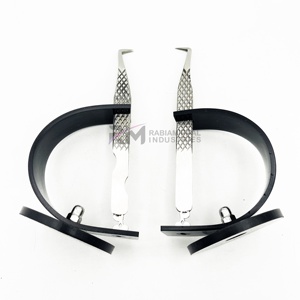 Soporte Individual para Pinzas RMI, Color Personalizable, Acero Inoxidable Antimagnético, Pinzas de Precisión con Agarre de Diamante para Pestañas - Product Image 1