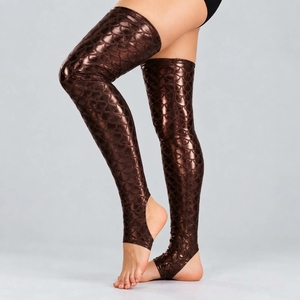 Women <b>pole</b> <b>dance</b> sticky thigh high stockings offer secure grip flexible stretch comfortable fit and smooth style for <b>dance</b> - Product Image 2