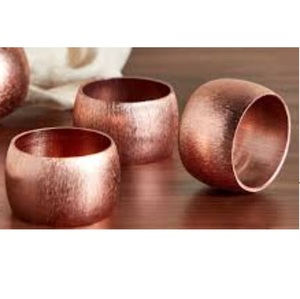 Porte-serviettes de table pour dîner de Noël, forme arrondie, finition dorée, pour service de table de mariage - Product Image 2