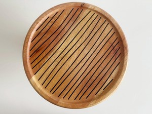 Hand Crafted Mango Wood Pedestal <b>Cake</b> <b>Stand</b> Contemporary Dessert Display by NS Overseas - Product Image 5