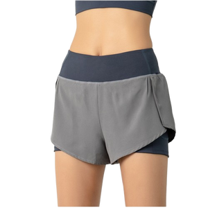 Pantalones Cortos Deportivos de Cintura Baja para Mujer, a la Moda, Sin Costuras, para Fitness, Running, Hip Hop, Gimnasio, BY HI 2026 - Product Image 1