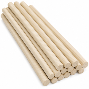 Solid Wood Dowel Premium Wooden Dowel Rods Custom Diameter and Length for Cabinet Manufacturing Furniture Components - Product Image 1