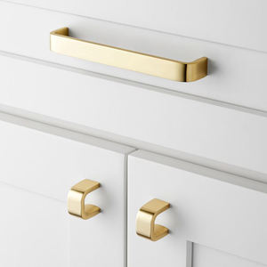 Poignées de tiroir vintage en métal écologiques pour armoire, salon, salle à manger, style moderne - Product Image 1