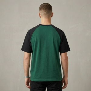 Spring and Summer Washed Old <b>Raglan</b> Shoulder Plus Size Men's T-shirt Oversized Loose Short sleeved <b>Top</b> unisex <b>top</b> - Product Image 3