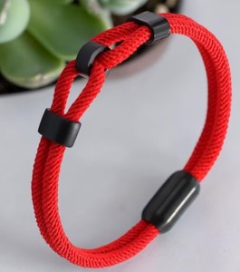 Bracelet en corde pour homme avec fermoir magnétique – Style minimaliste en acier inoxydable - Product Image 1