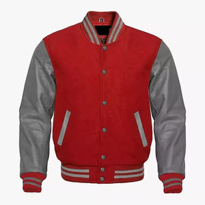 Chaqueta Varsity de Béisbol para Hombre, Estilo Urbano, Nueva Colección, Precio al por Mayor, Impermeable, Estilo Vintage, Bordado Frontal - Product Image 5