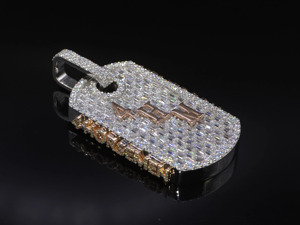 Factory <b>Customized</b> Christian VVS Diamonds Iced Pendant Necklace with Link Chain for Men Party Hip Hop Style - Product Image 6