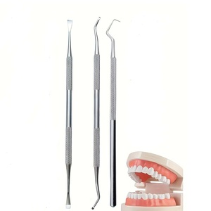 Premium Quality Dentist Dental Tooth Scaler Scraper Double Ended Teeth Cleaning Plaque Tartar Remover ISO Approved - Product Image 1