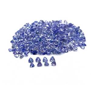 Natural Tanzanite Trillion Cut Gemstone Beads 3mm <b>Top</b> Quality Faceted Loose Calibrated Tanzanite Stones For <b>Earrings</b> Making Bulk - Product Image 6