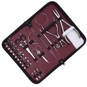 Kit Completo de Herramientas para Extensiones de Cabello con Microlink y Nano Ring, Alicates de Acero Inoxidable para Abertura de Anillas, Aguja de Gancho y Herramienta de Carga - Product Image 3