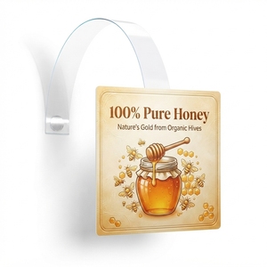 Étiquette promotionnelle publicitaire en PVC sans BPA, écologique, pour rayonnage de supermarché, présentoir de vente au détail, signalétique de marketing POS - Product Image 1