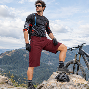 Pantalones cortos de ciclismo MTB personalizados de alta calidad, mallas transpirables de secado rápido para bicicleta de descenso, cómodas y a la moda - Product Image 6