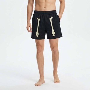 New Arrival Men's Casual Custom Gym Knitted <b>Mesh</b> Eco-Friendly Quick Dry Breathable 5 Inch Inseam Embroidered Polyester - Product Image 4