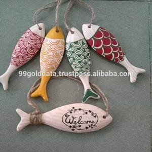 Peces de Madera Pintados en 3D con Muchos Colores para Decoración de Paredes y Arte en Madera de Vietnam al por Mayor - Product Image 4