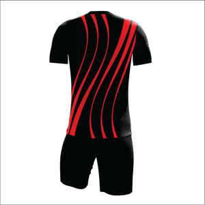 เสื้อฟุตบอลแขนสั้นคอปก ชุดฟุตบอลขายส่ง คุณภาพสูง สวมใส่สบาย ชุดกีฬาฤดูร้อน แห้งเร็ว ปักชื่อด้านหน้า - Product Image 3