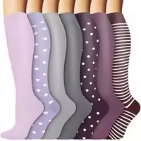 <b>White</b> <b>Knee</b> <b>High</b> <b>Socks</b> for Adults Soccer Football Breathable Knitted Solid Color Regular Style Wholesale rate - Product Image 2