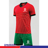 Maillot de football unisexe Brand Plus, ensemble de football, uniformes pour adultes, tenue d'entraînement personnalisée, nom et numéro imprimés numériquement, 100% polyester