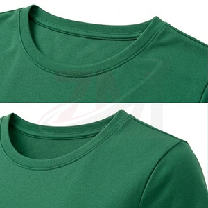 T-shirt en coton, tissu extensible, respirant, toucher doux, décontracté, coupe ajustée, tendance, vêtement de mode quotidien pour l'été - Product Image 4