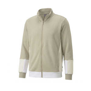 <b>Men's</b> Fleece Track <b>Jacket</b> And Shorts Set Solid Color Casual Autumn Wear Stand Collar Full Zip Design <b>Men</b>’s <b>Summer</b> Shorts Set - Product Image 3