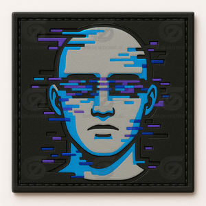 Mode Glitch personnalisé brodé NPC patchs de conception thermocollants ou cousus pour vestes sacs chapeaux pantalons et accessoires - Product Image 5