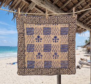 Hand Block Print <b>Sarong</b> Multifunctional Bandana Scarf Printed Cotton Hair Neck <b>Wraps</b> in Bulk Boho Style Bandana Scarf Wholesale - Product Image 4