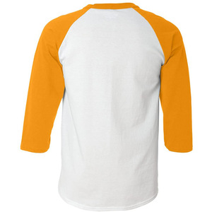 Men's Raglan Sleeve T-Shirt Custom Logo 3/4 Sleeve <b>Baseball</b> <b>Tee</b> Casual Cotton Streetwear - Product Image 2