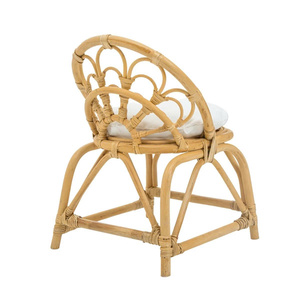Fauteuil Paon en Rotin Naturel Tressé à la Main, Fauteuil d'Appoint en Rotin Naturel pour Salon, Chambre, Crèche, Sièges pour Enfants - Product Image 4
