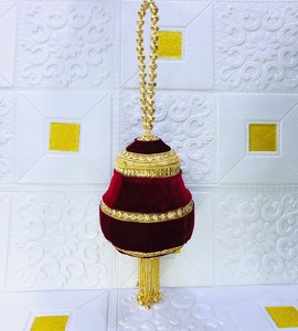 Bolso de mano artesanal con cuentas para fiesta, con forro de satén, cierre de solapa y correa para el hombro para damas - Promoción y regalo para bodas - Product Image 5