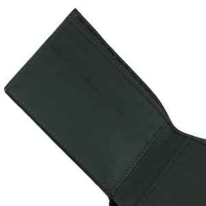 Portefeuille en cuir véritable noir de luxe fait main pour homme, portefeuille fin - Product Image 6