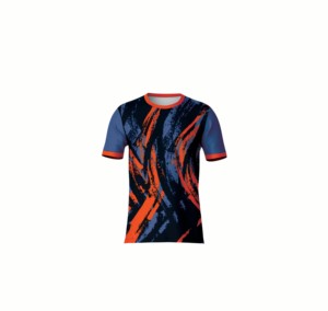 T-shirt à impression intégrale par sublimation, vêtements de sport respirants - Product Image 2