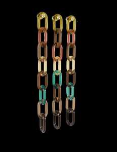 Cadena Decorativa de Pared de Resina Colorida de Lujo, Adorno Colgante Contemporáneo, Adornos de Pared - Product Image 2
